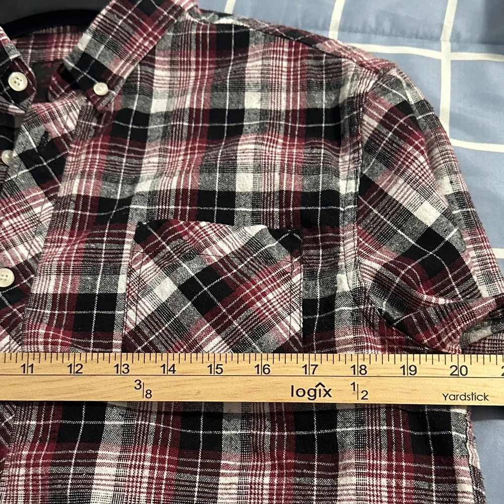 Yungblud upcycled flannel tee made by me - Picture 5 of 6